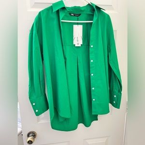 Zara Poplin Shirt